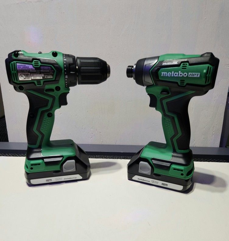 METABO DRILL DRIVER AND IMPACT DRIVER