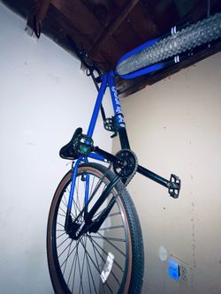 29” adult black/purple bike