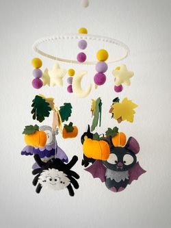 Handmade felt crib mobile A wonderful gift for a baby