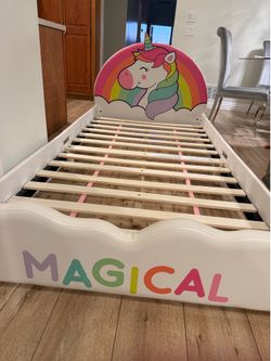 twin size Unicorn bed frame
