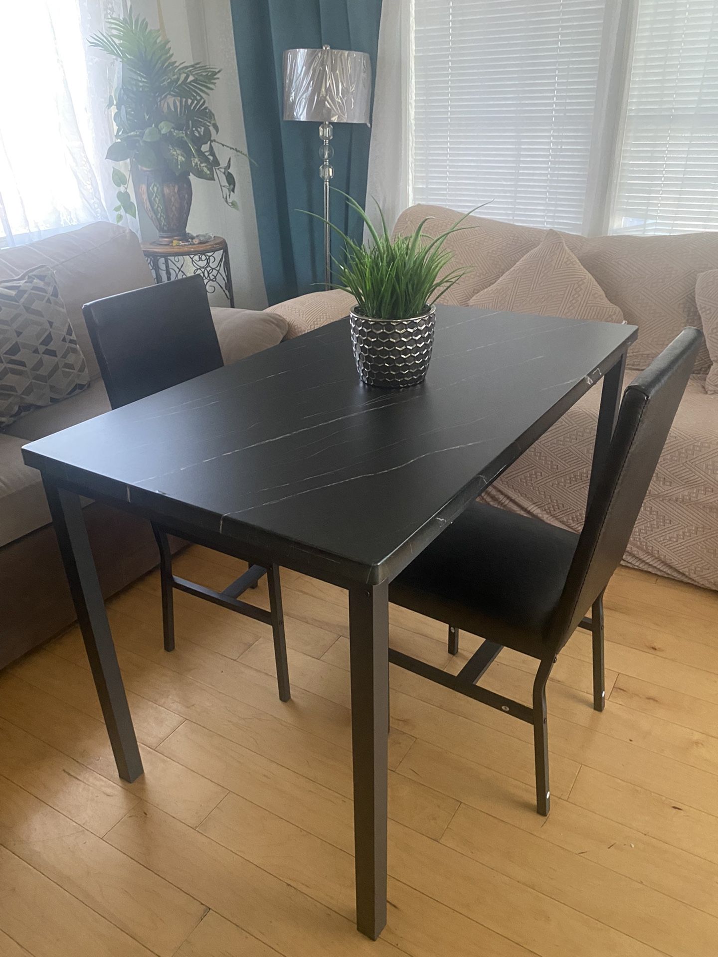 Table Set ( 1 table, 2 chairs)