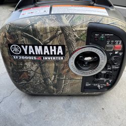 Yamaha ef2000i camo generator excellent condition low hours and very quiet