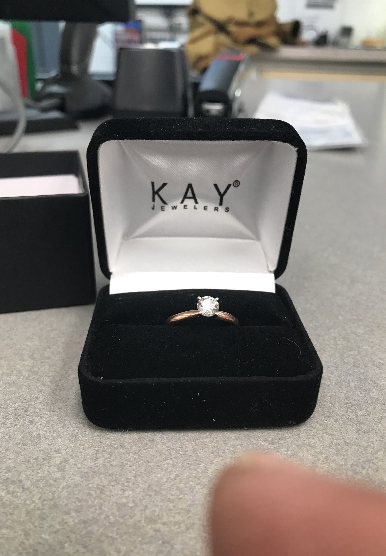 Kay’s Jewelers 14k Rose Gold Engagement Ring