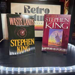 Stephen King The Waste Lands Dark Tower 3 Wizard and Glass 4 Lot Of 2 Plume VG+