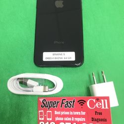 ⌚️⌚️🔥iphone X 64gb Factory Unlcked With Warranty 