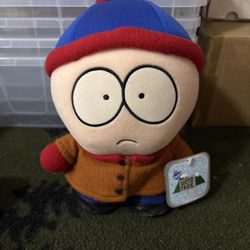 South Park Plush Stan 10” 1998 Fun 4 All Comedy Central Toy with tags New
