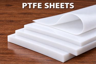 Virgin PTFE Sheets White Solid Plastic Sheet Stock - Multiple Sizes