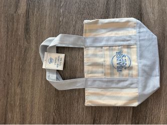 Trader Joe’s Striped Summer Tote Bag.