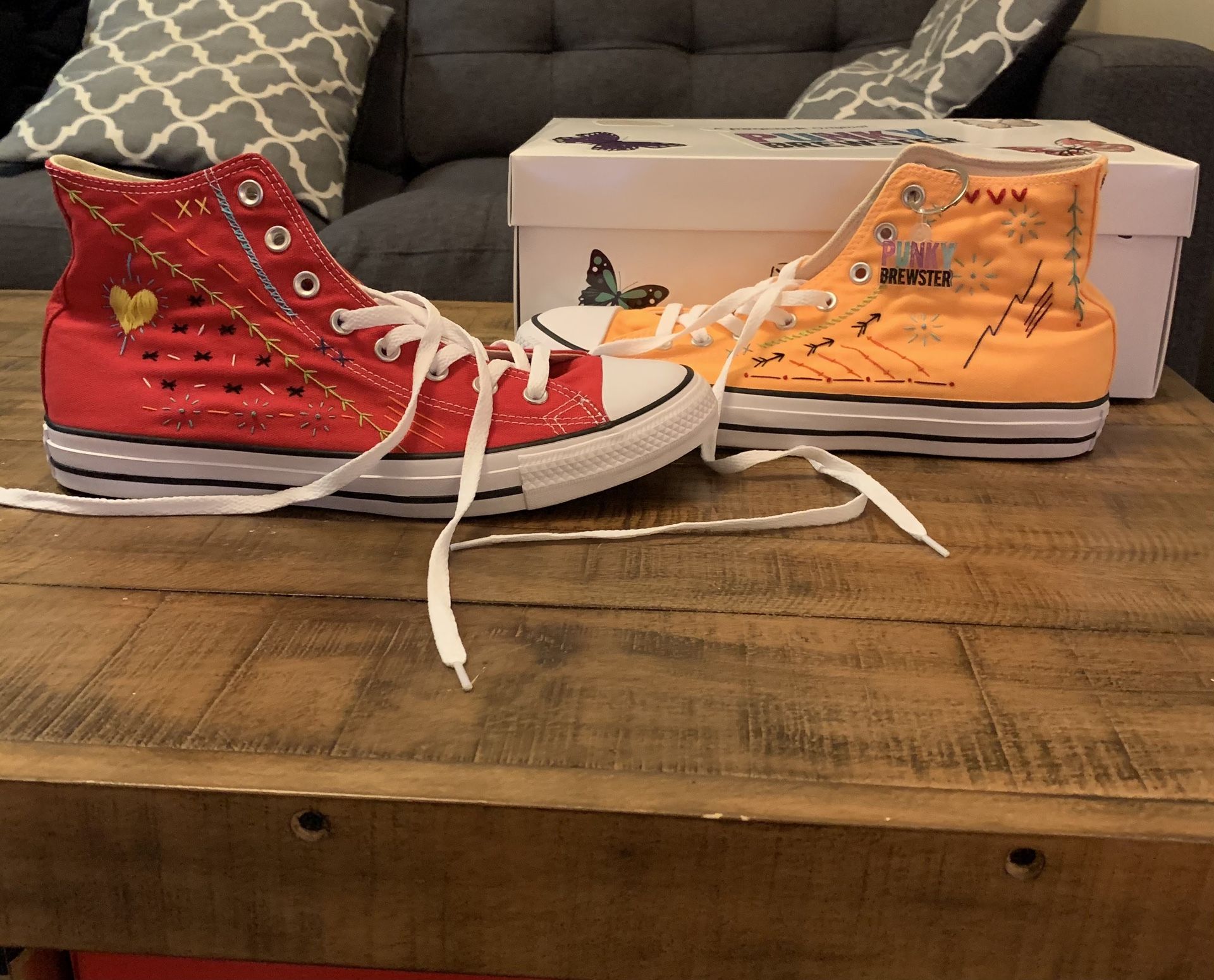 New! Punky Brewster Converse All Stars