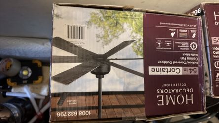 Ceiling fan 54” indoor outdoor