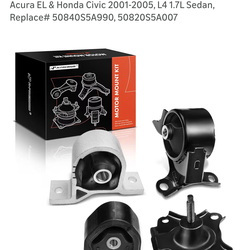 Honda Civic 2005 transmission mount kit