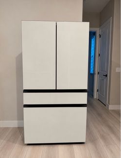 Samsung Bespoke 36"28.8 Cu. Ft. White Glass French Door Refrigerator