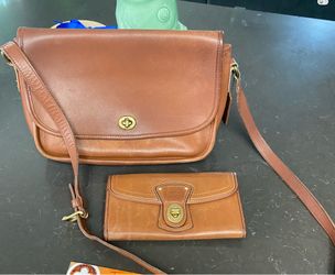 Authentic vintage coach crossbody bag & wallet
