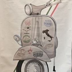 Huge Vespa Banner