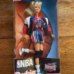 NBA Houston Rockets Barbie - Mattel 1998 Unopened Box