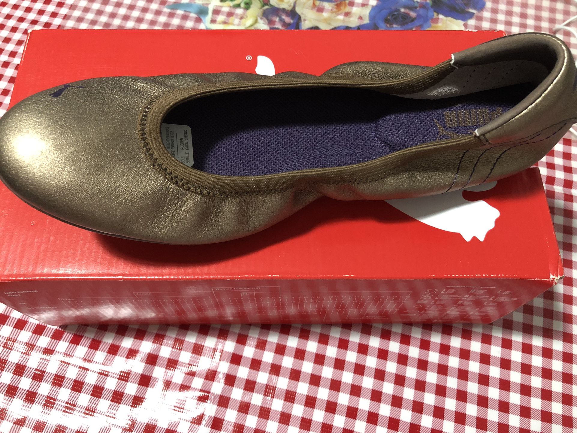 Puma Karlie Ballet Foil Women Blackberry Cordial 8.5 W