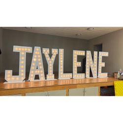 Marquee Letter And Numbers