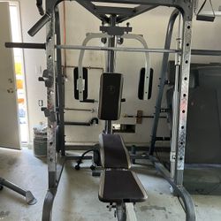 Weight Rack And Bench 