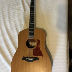 Big Baby Taylor Guitar W/gig Bag And Straps