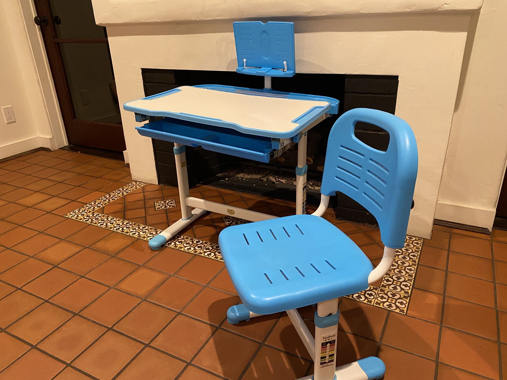Kids Desk With Chair Set For Children