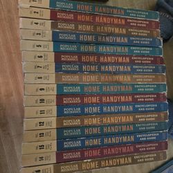 16 Vintage Popular Mechanic Handy Man Books