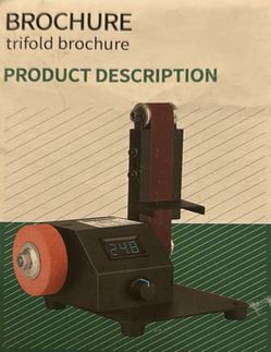 Electric Belt Sanding Machine, 350W / Lijadora eléctrica de banda, 350W