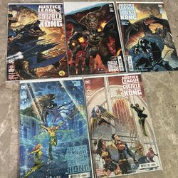 Justice League Vs Godzilla Vs Kong 1-5