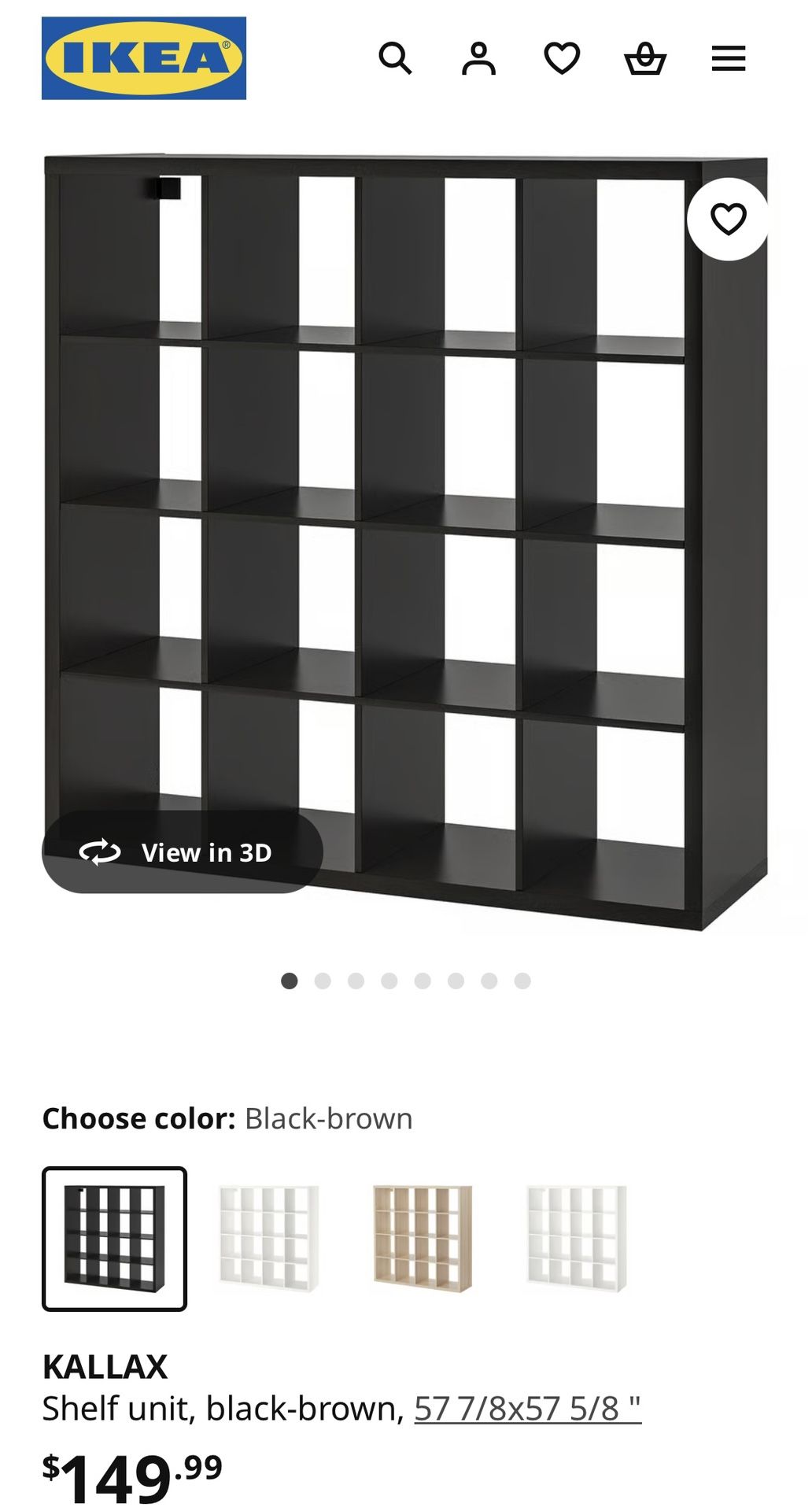 IKEA Kallax Shelving Unit