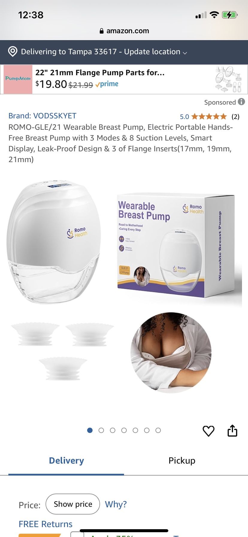 Wearable Breast Pump