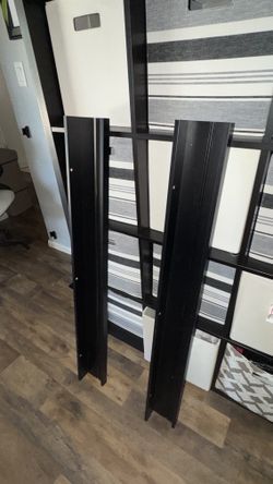 Set of 2 IKEA Black Shelves