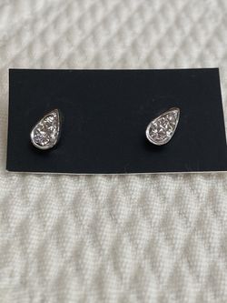 Teardrop Diamond Earring Set