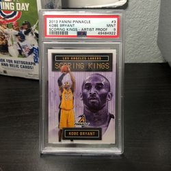 2013 Panini Pinnacle Kobe Bryant Scoring Kings Psa9