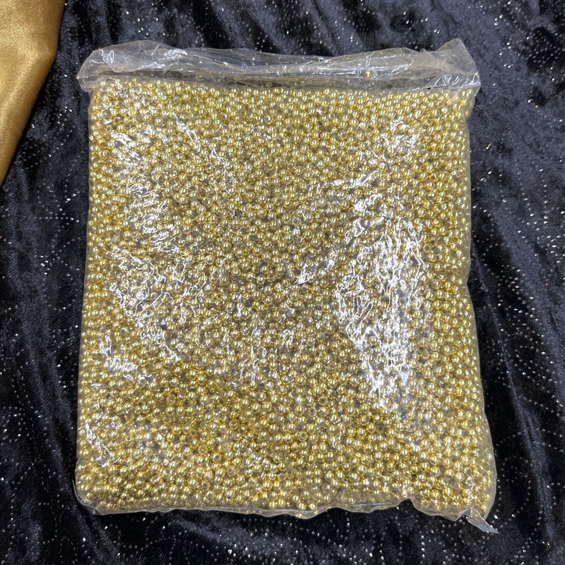 Christmas Gold Craft Pearls