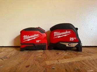 Milwaukee Tape Measure Set 16ft and 25ft NEW