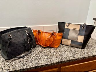 Purses: Guess, Fossil, Calvin Klein