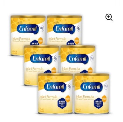 ENFAMIL INFANT FORMULA 0-12 (6 CANS )