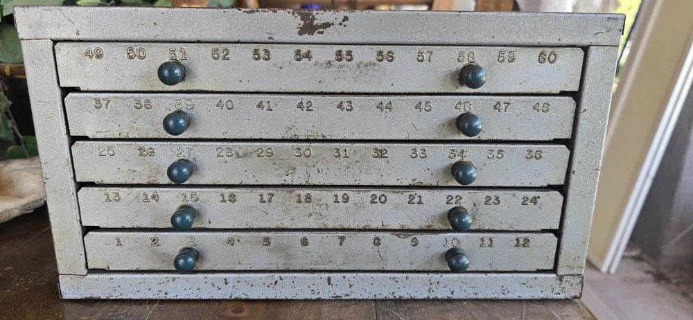 Drill Bit Cabinet Toll Box