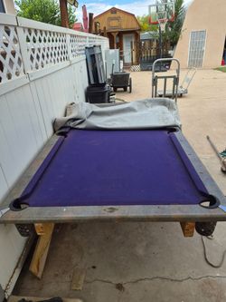 Pool table slate