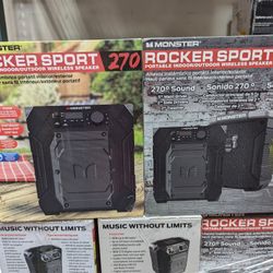 Monster Rocker Sport 270 Portable Indoor/Outdoor Wireless Mini Speaker