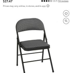 New Folding Metal Chair Padded