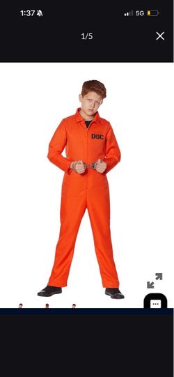Kids Escaped Convict Costume