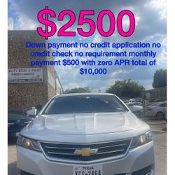 2018 Chevrolet Impala No Credit Check No Requirements 