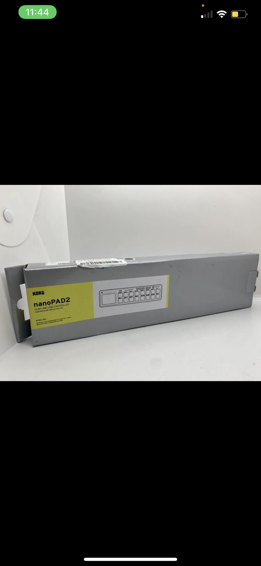 Korg nanoPAD2 Slim Line USB MIDI Controller (Black)