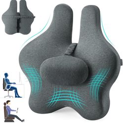 Memory Foam Back Cushion Support Pillow For Office Chair