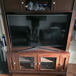 Wooden Entertainment Center 