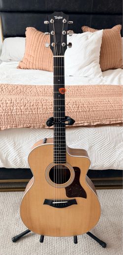 Taylor Acoustic Electric Guitar w/ Stand & Case