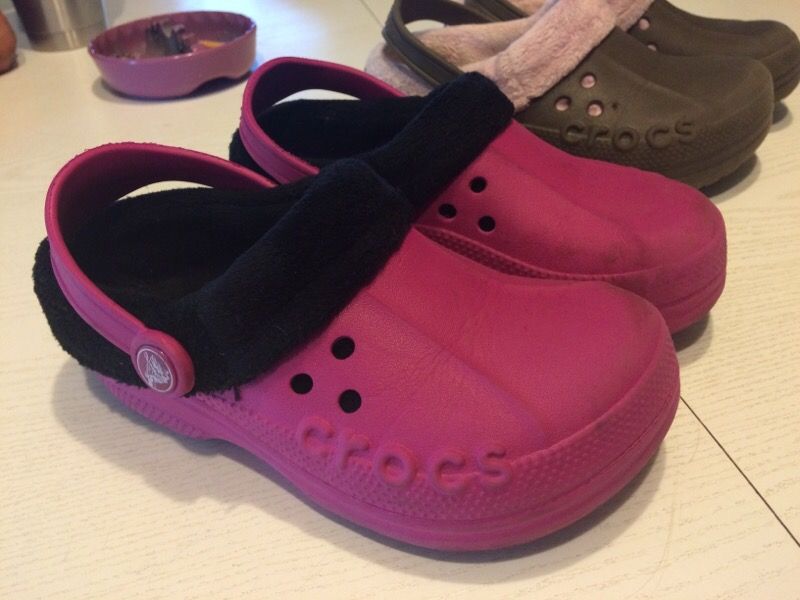 Crocs little girls size 11 12
