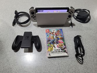 Nintendo Switch OLED + Super Smash Bros Ultimate (Switch)