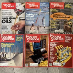 Vintage Popular Science Magazines – Lot of 6 (1979–1981) – Retro Tech History!