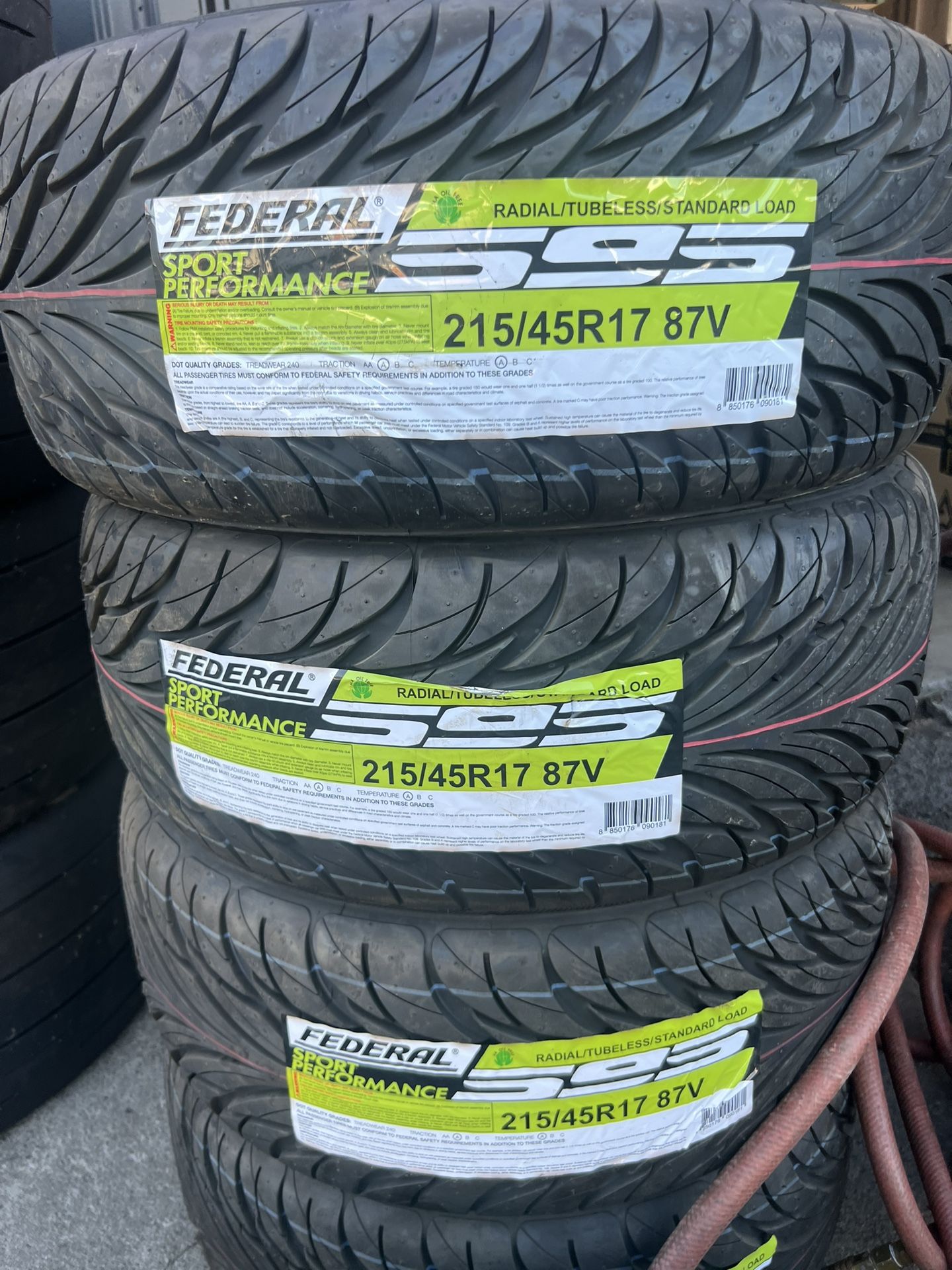 215/45/17 Federal 595 , Tenemos Todas Las Marcas Y Medidas 